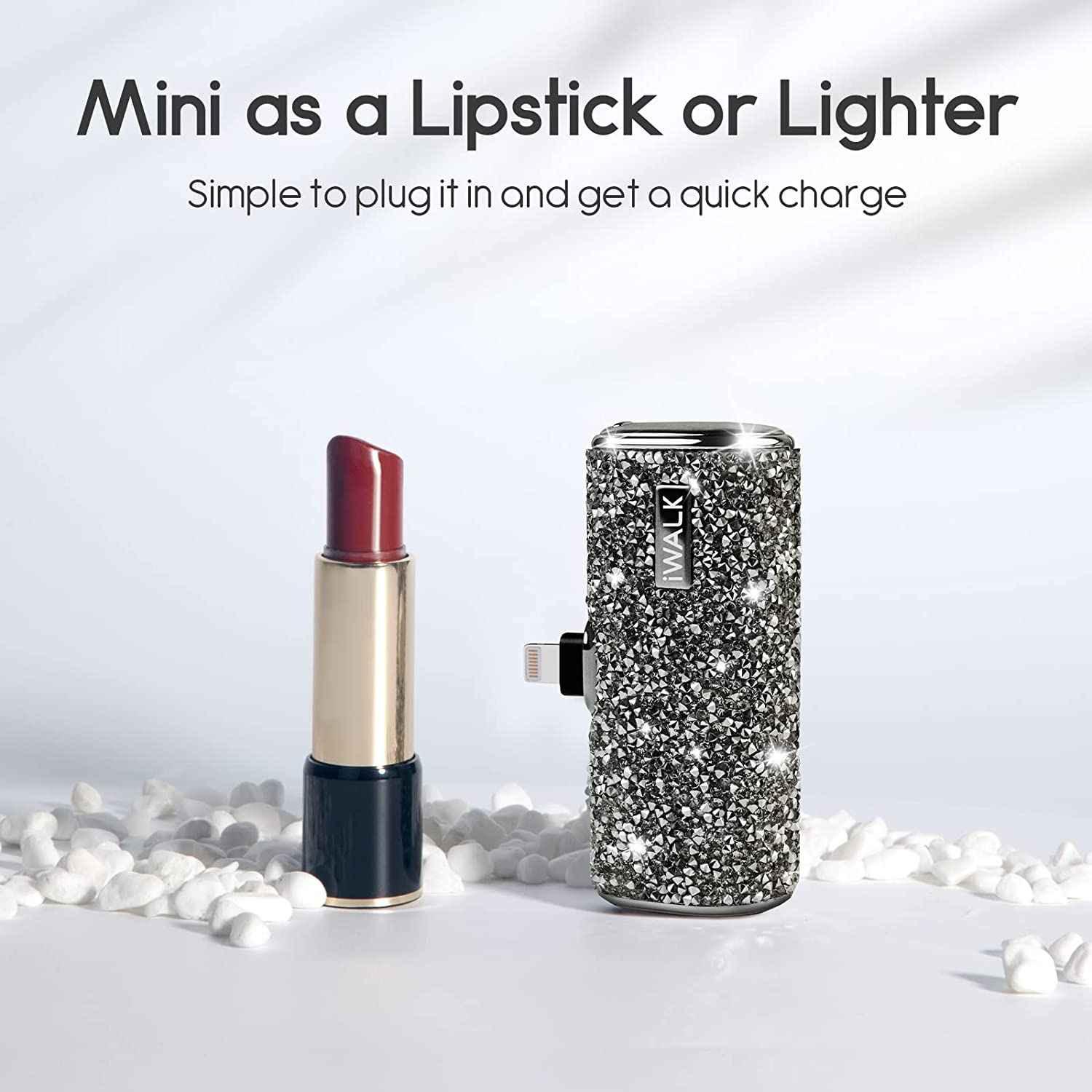 iWalk 4500mAh Lightning Pocket Power Bank - Black Diamond iWalk 4500mAh Lightning Pocket Power Bank - Black Diamond